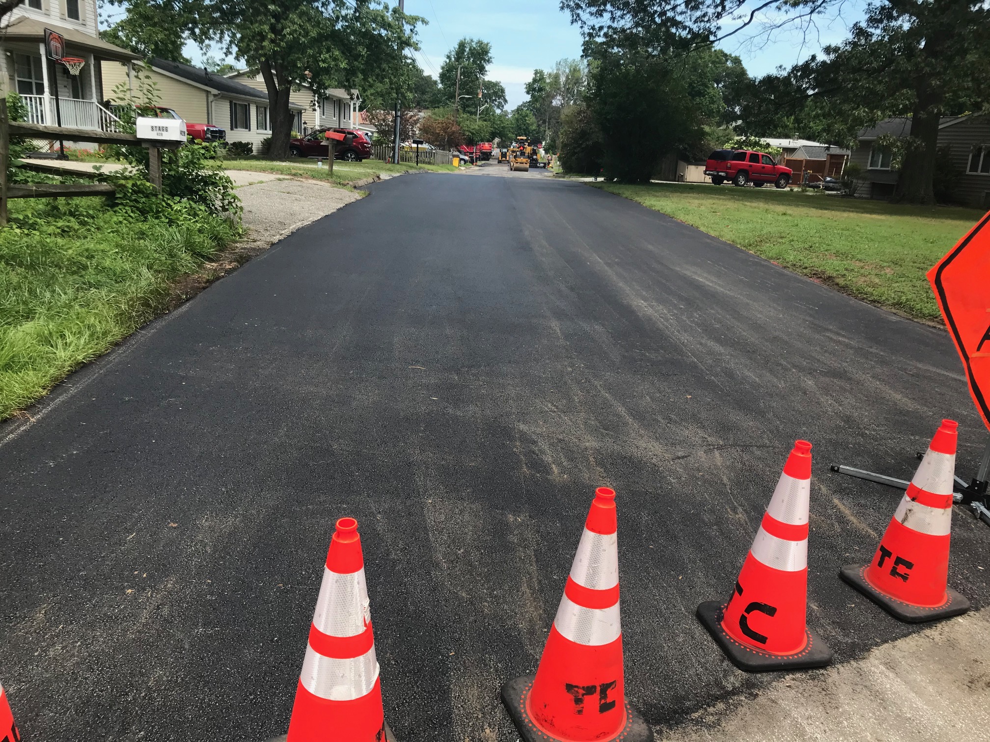 Woodland beach Anne Arundel county paving milling patching