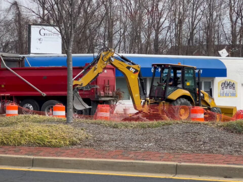 Concrete paving - Old Solomons Island Road